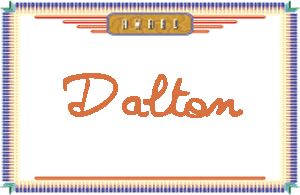 Dalton的手写英文