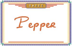Pepper的手写英文
