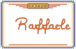 Raffaele的手写英文