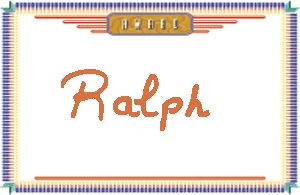 Ralph的手写英文