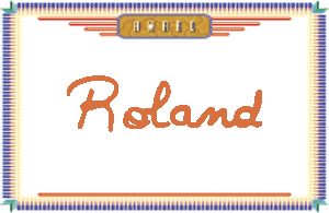 Roland的手写英文
