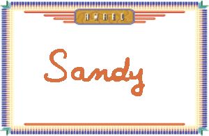Sandy的手写英文