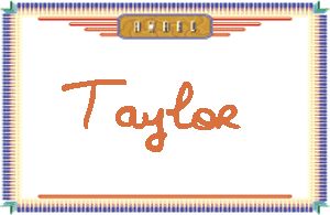 TaylorдӢ